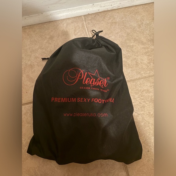 Pleaser Esteem Pink Heels - Picture 6 of 6